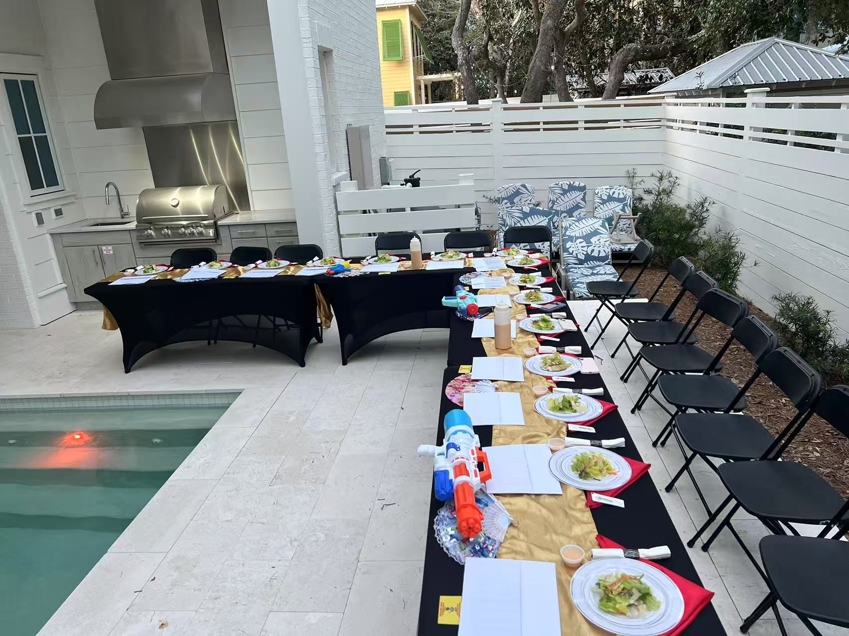 Private hibachi at home in Destin FL
